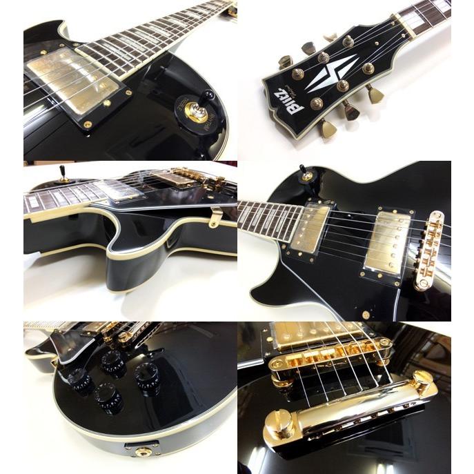 Aria Proll Blitz ブリッツ BLP-CST LH/BK 左利きエレキギター レス