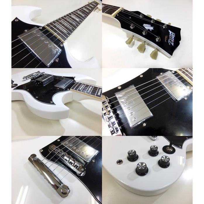 Blitz ブリッツ BSG-STD WH エレキギター レスポールタイプ マーシャル 