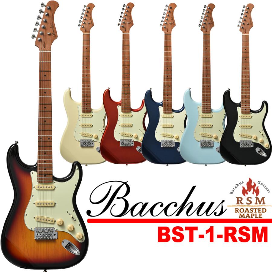 Bacchus（バッカス） Bacchus BST-1-RSM/M エレキギター 初心者 入門