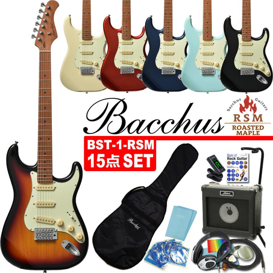 Bacchus（バッカス） Bacchus BST-1-RSM/M エレキギター 初心者セット