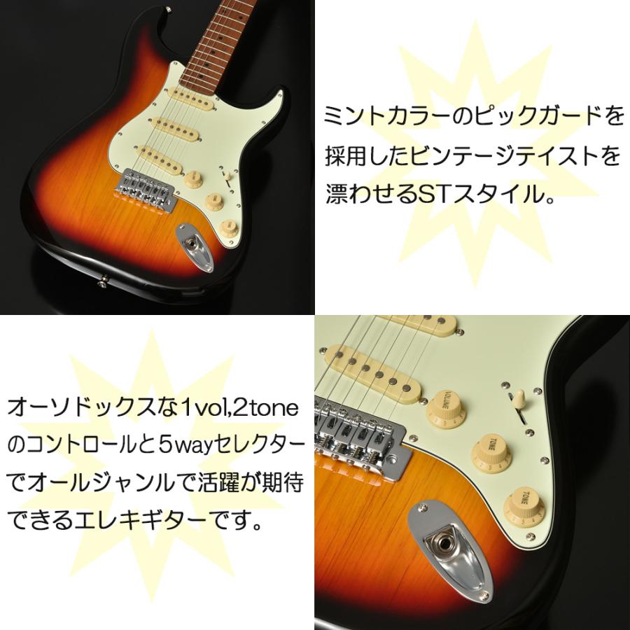 Bacchus（バッカス） Bacchus BST-1-RSM/M エレキギター 初心者セット