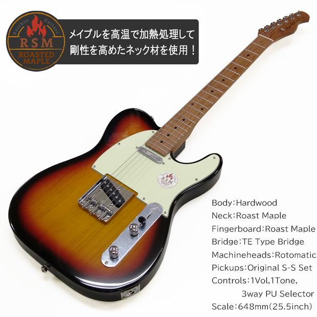 Bacchus（バッカス） Bacchus BTE-1-RSM/M エレキギター ZOOM/G1Four
