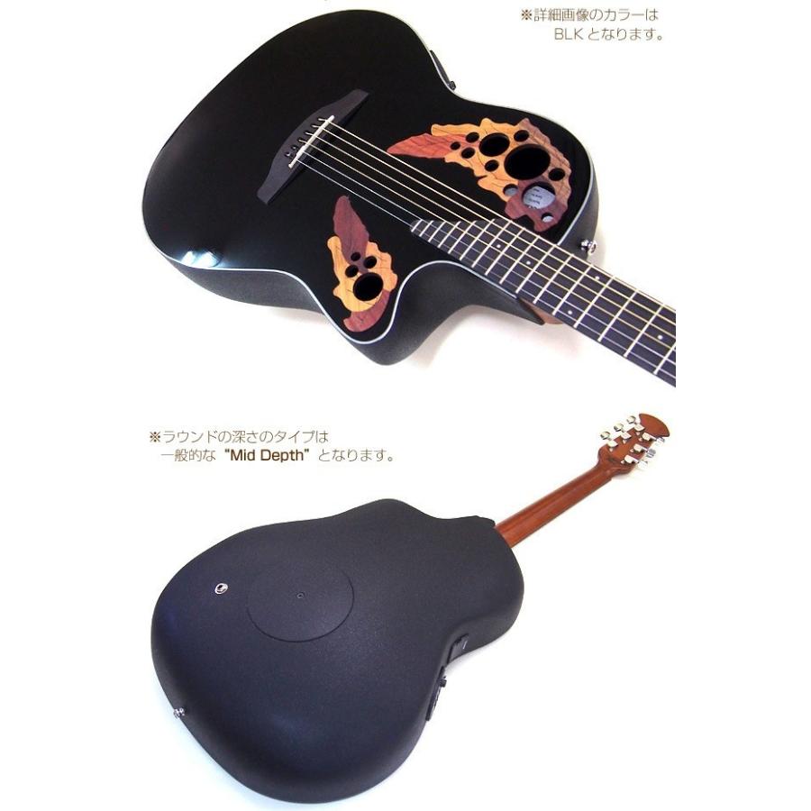 Ovation オベーション CE44-5 Black ブラック エレアコ アコギ アコースティックギター｜ebisound｜04