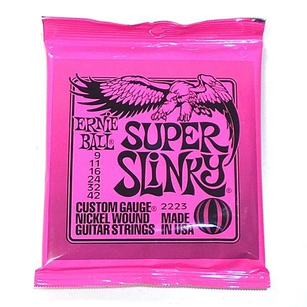 2セット】 ERNIE BALL アーニーボール エレキギター弦 #2223 Super