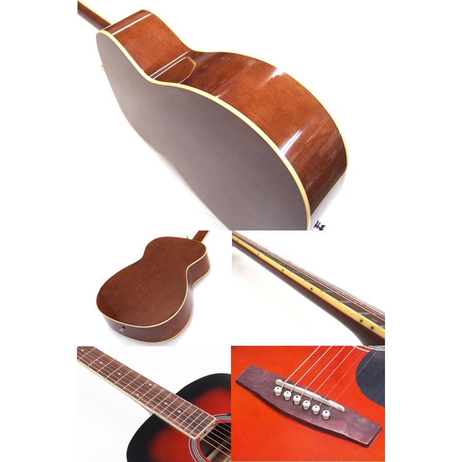 アコースティックギター アコギ 初心者 入門 Legend レジェンド FG-15 BS ブラウンサンバースト 8点セット 【アウトレット特価！】 | ブランド登録なし | 03