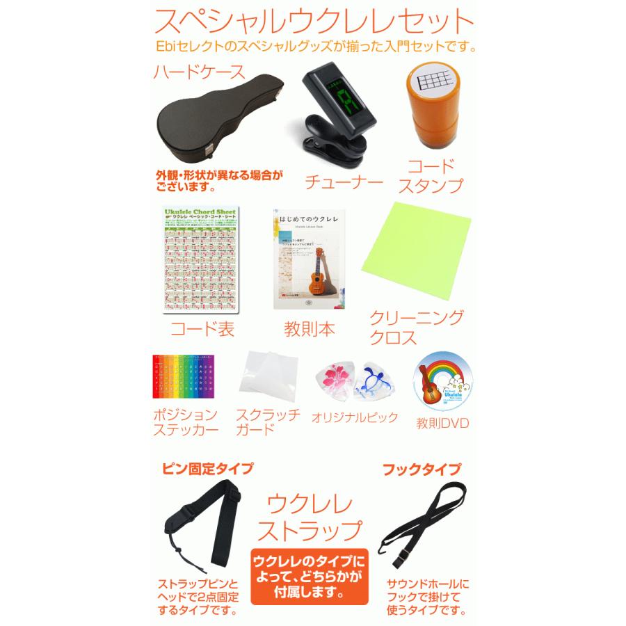 Famous フェイマス 国産ウクレレ FS-5G ソプラノハードケース付