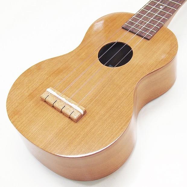 Famous フェイマス 国産ウクレレ FS-11G ソプラノ クリップチューナー