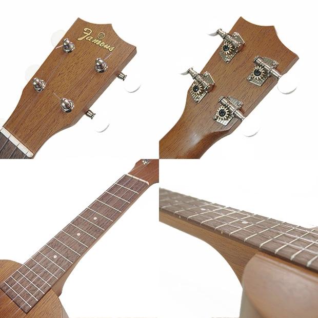 Famous フェイマス FS-1G ピン×2個取付け(ストラップ付) 国産ソプラノ