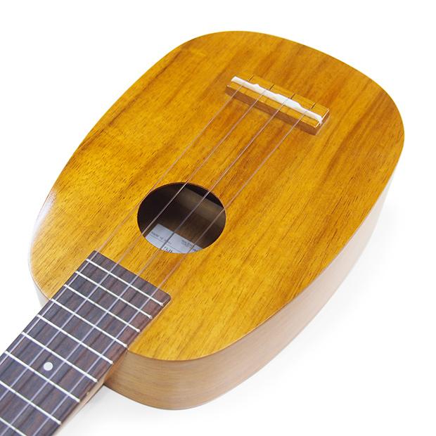Famous フェイマス 国産ウクレレ FS-4PG パイナップル ソプラノ ハイグレード15点セット ハワイアンコア (安心の日本製)(華やかな音色)(u)_5