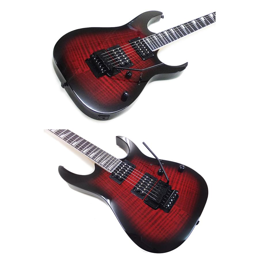 Ibanez - Gio アイバニーズ GRG320FA TRB 電気ギターギター 未経験者仕かける18点 ZOOM G1XFour付き添い人