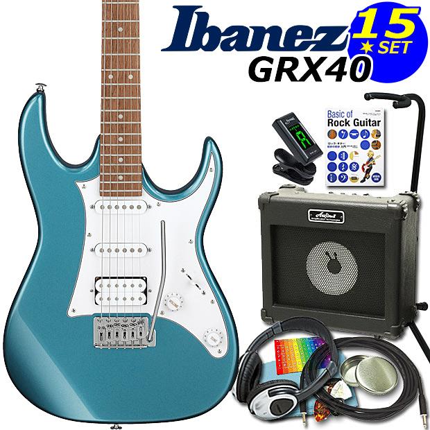 GIo Ibanez アイバニーズ GRX40 MLB エレキギター 初心者セット15点　 :grx4013-mlb:EbiSound  ギターとウクレレのセット専門店 - 通販 - Yahoo!ショッピング