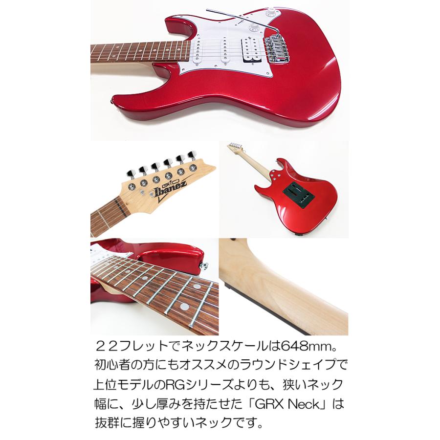 アイバニーズ GRX40 CA エレキギター 初心者セット18点 ZOOM G1XFour付き 【Vintera】
