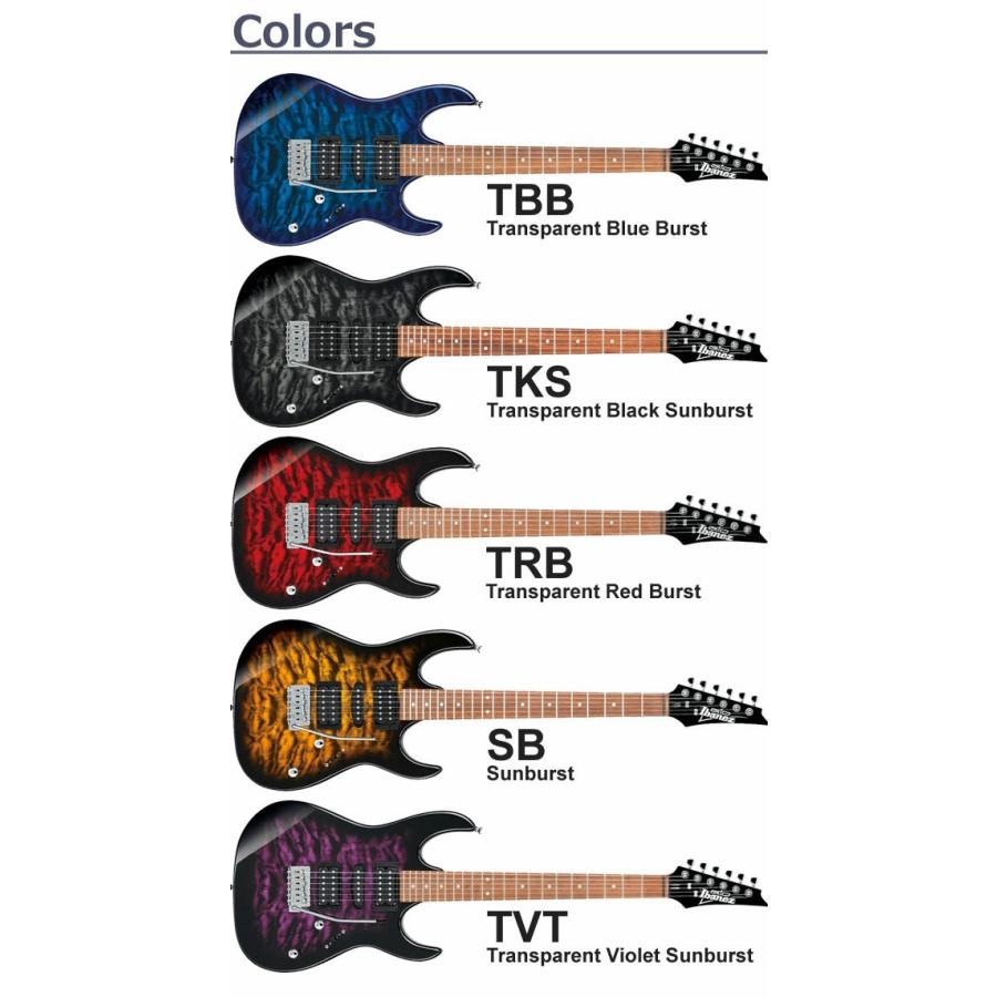 Ibanez Gio アイバニーズ GRX70QA エレキギター初心者セット 9点 Ibanez Gio アイバニーズ GRX70QA エレキギター初心者セット 9点