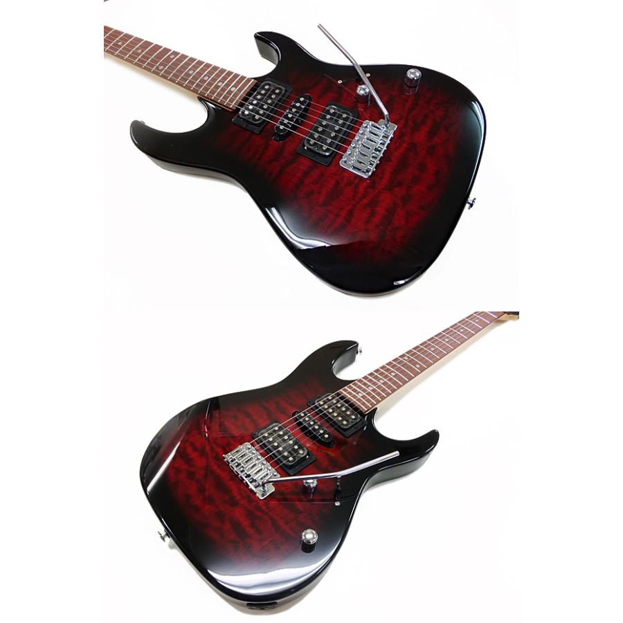 ギグバック付 Ibanez GIO GRX70QA-TRB エレキギター 楽天市場】Gio Ibanez アイバニーズ GRX70QA TRB エレキギター初心者