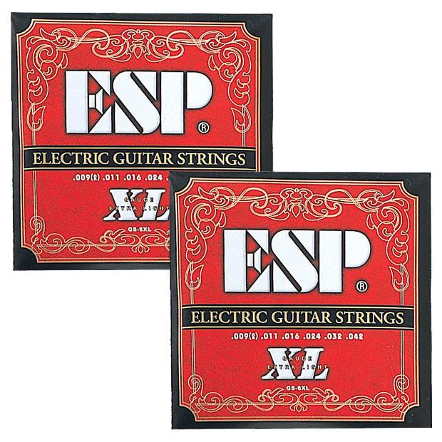 ESP エレキギター弦 GS-6XL 〔2セット〕 【ネコポス(旧速達メール便)送料230円】｜ebisound