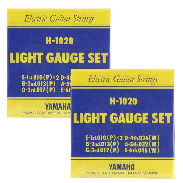 YAMAHA エレキギター弦 H-1020 Light 10-46 YAMAHA 【2セット】 ヤマハ エレキギター弦 H-1020 ライトゲージ 交換