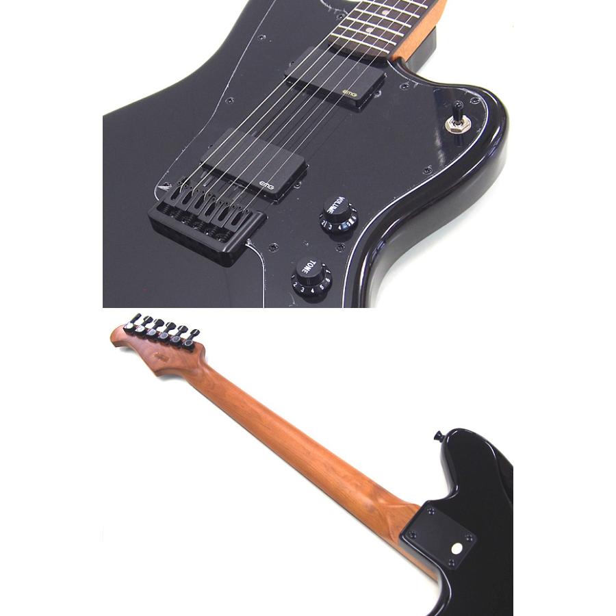 エレキギター AriaProII JMG-CORE BK アリア 限定 EMGピックアップ搭載 ジャズマスタータイプ ソフトケース付