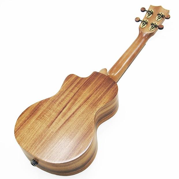KIWAYA コンサートウクレレ　kcu 2ce キワヤ ウクレレ KCU-2CE コンサート アカシアコアトップ単板 カッタ