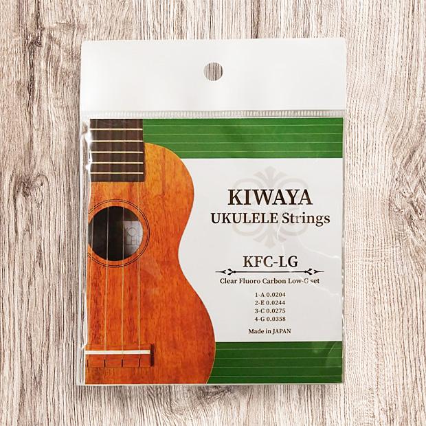 (未使用･未開封品)　 KFC Low-G単弦 フロロカーボン (オールサイズ対応 ウクレレ弦 クリア) bt0tq1u KIWAYA KFC-LG フロロLow-G弦付き ウクレレ弦4本セット クリア