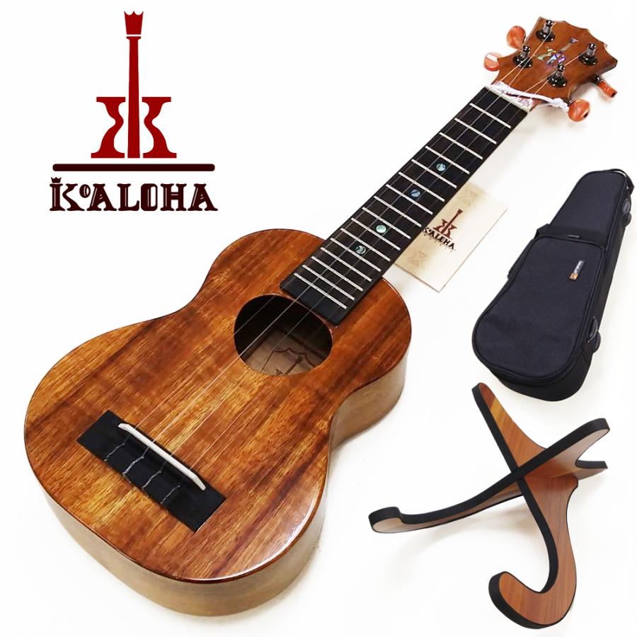 KoAloha コアロハ ウクレレ KSM-00 ソプラノ スタンダード チューナー  