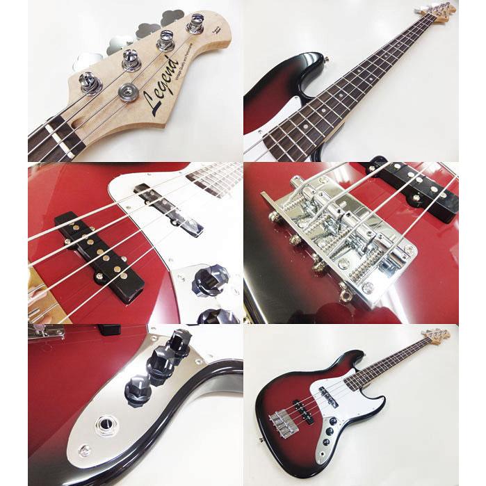 ベース 初心者 セット レジェンド Legend LJB-Z/RBS  初心者入門セット13点の画像