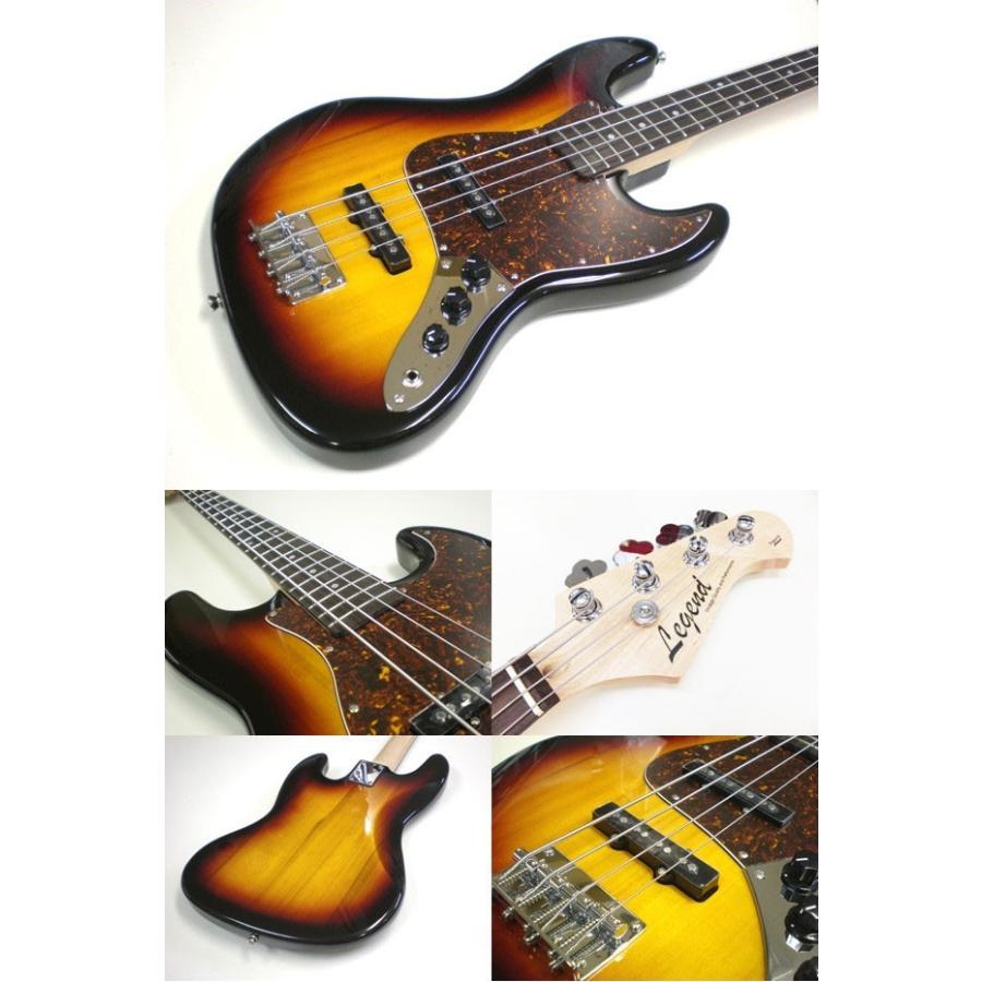 Legend Bass (8点セット) ベース 初心者 セット レジェンド Legend LJB-Z/BBK お手軽8点