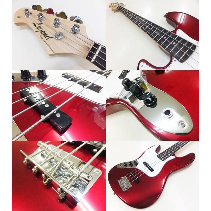 ベース 左利き 入門セット Legend LJB-Z LH/CA  左利きモデル  初心者入門セット13点 ベース入門セットの画像