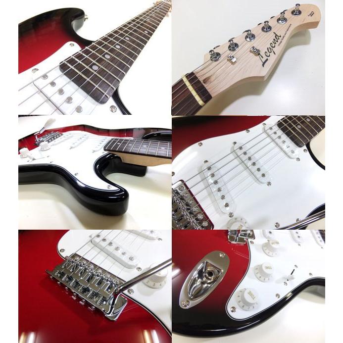 エレキギター ストラトキャスタータイプ 初心者入門ベーシックセット