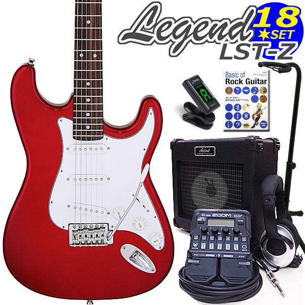 Aria Proll エレキギター 初心者 セット ZOOM G1Four付 LST-Z/CACA
