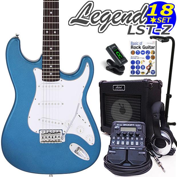 Aria Proll エレキギター 初心者 セット ZOOM G1Four付 LST-Z/MBMB