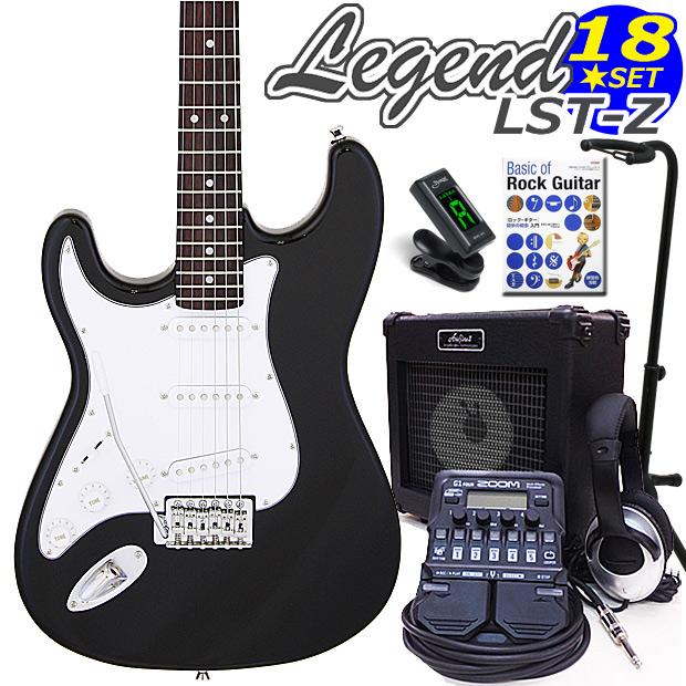 Aria Proll エレキギター 左利き 初心者セット ZOOM G1Four付 LST-Z/LH