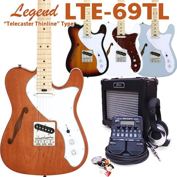 Aria Proll エレキギター Legend LTE-69TL ZOOM G1Four付 初心者18点