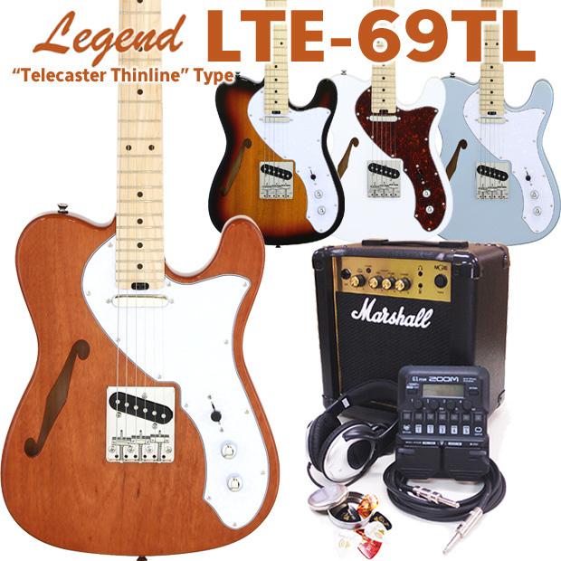 Aria Proll エレキギター Legend LTE-69TL マーシャルアンプ ZOOM