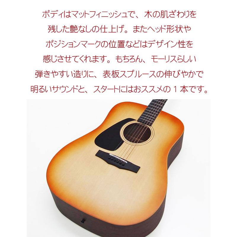 Morris モーリス アコースティックギター MORRIS M-011 LH HS