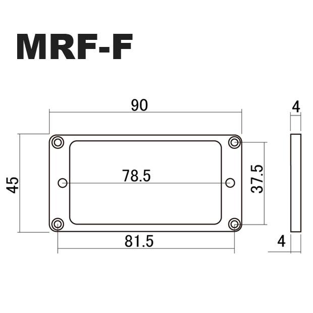 SCUD MRF-FB エスカッション ブラック フラット フロント スカッド 【ネコポス(np)ポスト投函】 | ブランド登録なし | 01