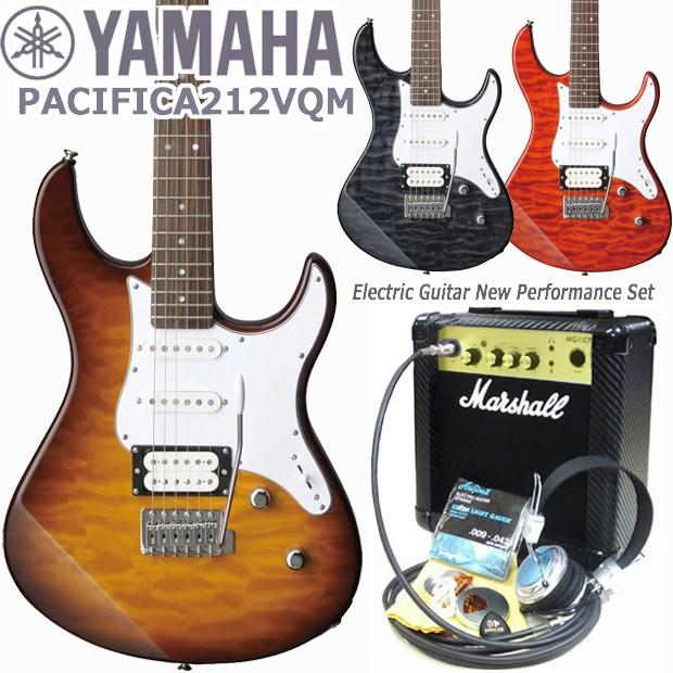 YAMAHA エレキギター 初心者セット 入門セット ヤマハ PACIFICA212VQM 