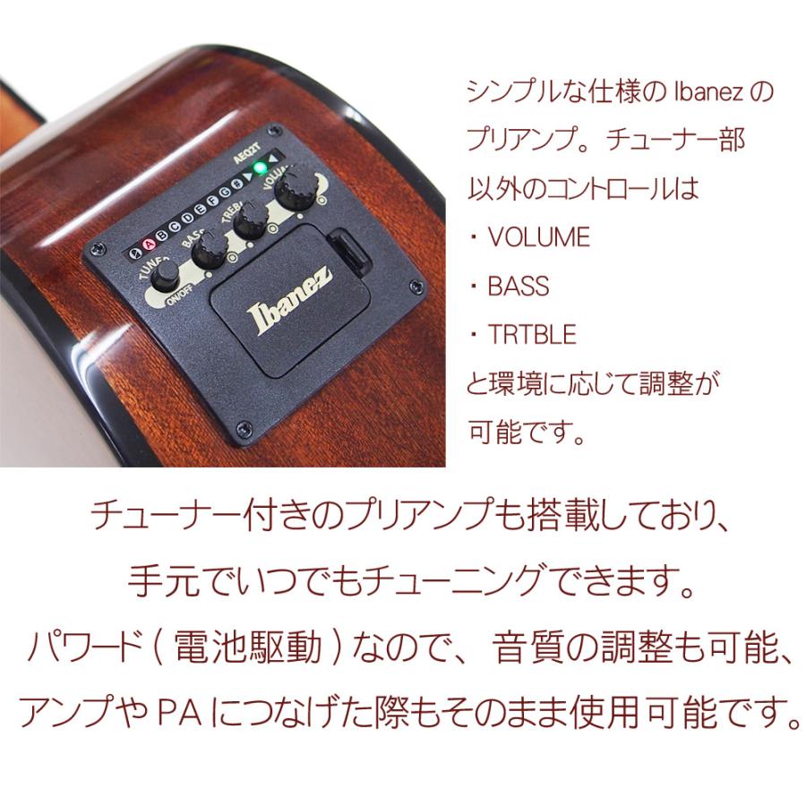 Ibanez（アイバニーズ） PC34CE NT エレアコ アコースティックギター