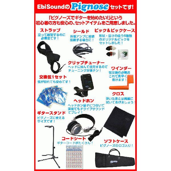 Pignose ピグノーズ PGG-200 OR アンプ内蔵ミニギターセット