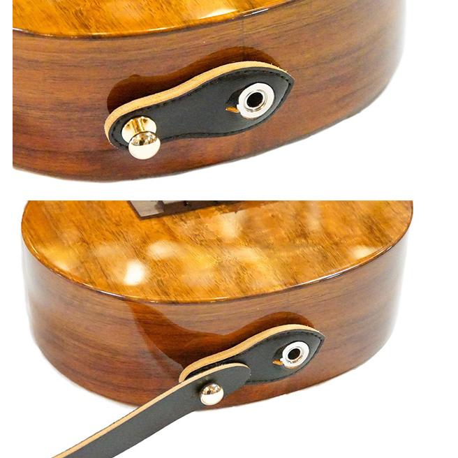 キワヤ ウクレレ 本革 P.U. ピン ストラップ PPS-BK/BR ピックアップピン Famous KIWAYA フェイマス(np)(uk) | ブランド登録なし | 02