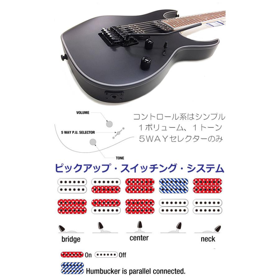 Ibanez（アイバニーズ） RG420EX BK エレキギター 初心者セット18点
