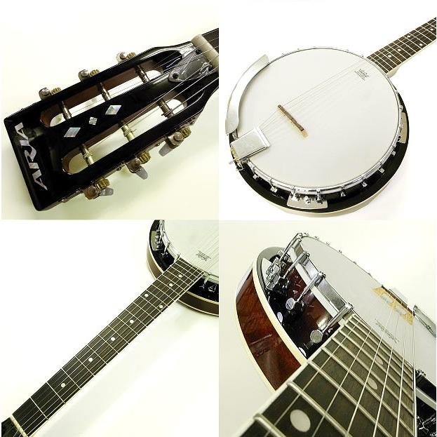 【アウトレット特価】ARIA バンジョー SB-10G ギターバンジョー8点セット【CL】 SB