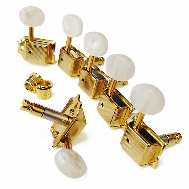 テレキャスター　メイプルネック　杢目　GOTOH　マグナムロックペグ付き GOTOH SD91 MG マグナムロック P5W G(ゴールド) ギター ペグ L6 片側