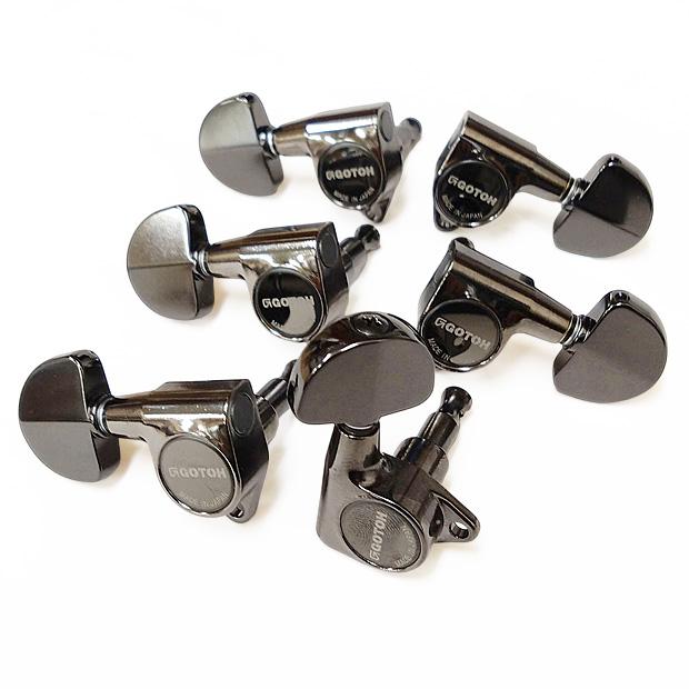 エレキベース パーツ一式 GOTOH JIM DUNLOP コスモ ブラック ゴトー ギター ペグ GOTOH SG301 20 CK L3 R3 コスモブラック 両側