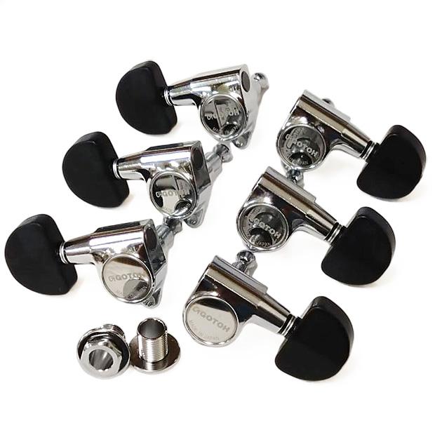 ギター SG301MG-04/G/L3R3 GOTOH SG301 B20 C(クローム) ゴトー ギター ペグ L3R3 両側 6個セット