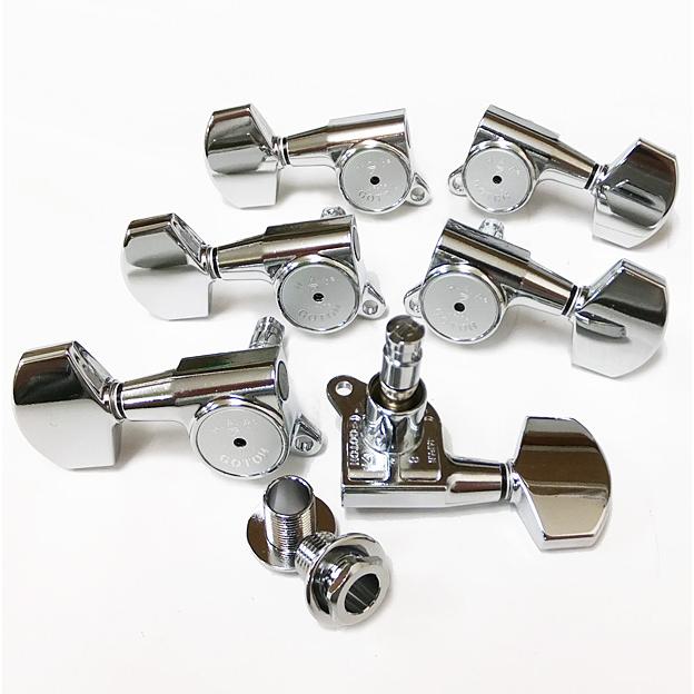ゴトー ギター ペグ GOTOH SG381 HAP-M 01 C(クローム) L3R3 両側 6個
