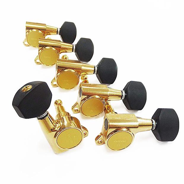 GOTOH SG381 B07 G(ゴールド) ゴトー ギター ペグ L6 片側 6個セット