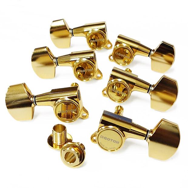 ゴトー ギター ペグ GOTOH SG381 01 GG ゴールド 両側 L3R3 6個セット