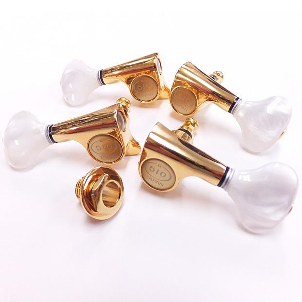 ゴトー ウクレレ ペグ GOTOH SGi510UK WS5 G ゴールド 【白ボタン/G】