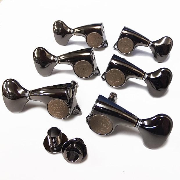 ゴトー ギター ペグ GOTOH SGL510Z L5 CK(コスモブラック) L3R3 両側 6 