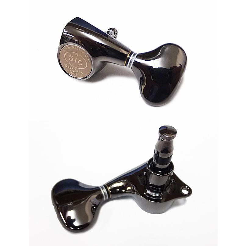 ゴトー ギター ペグ GOTOH SGL510Z L5 CK(コスモブラック) L3R3 両側 6